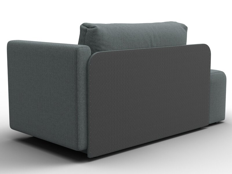 Кушетка Лига-097, Рогожка, Амур 07 серый