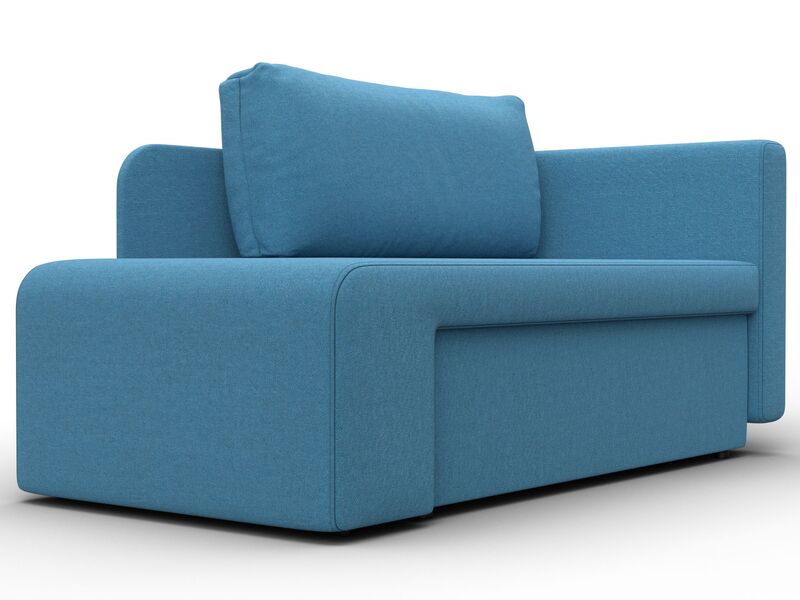 Кушетка Лига-097, Рогожка, Амур 10 голубой