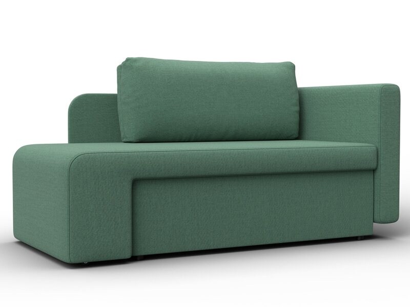 Кушетка Лига-097, Рогожка, Амур 11 зеленый