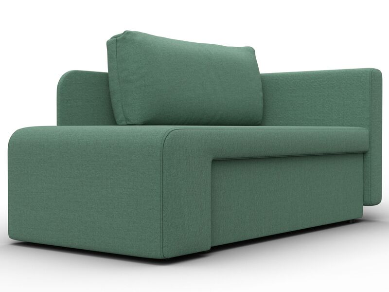 Кушетка Лига-097, Рогожка, Амур 11 зеленый