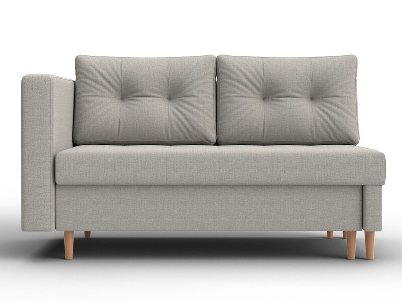 Кушетка Лига-098, Рогожка, Амур 02 бежевый