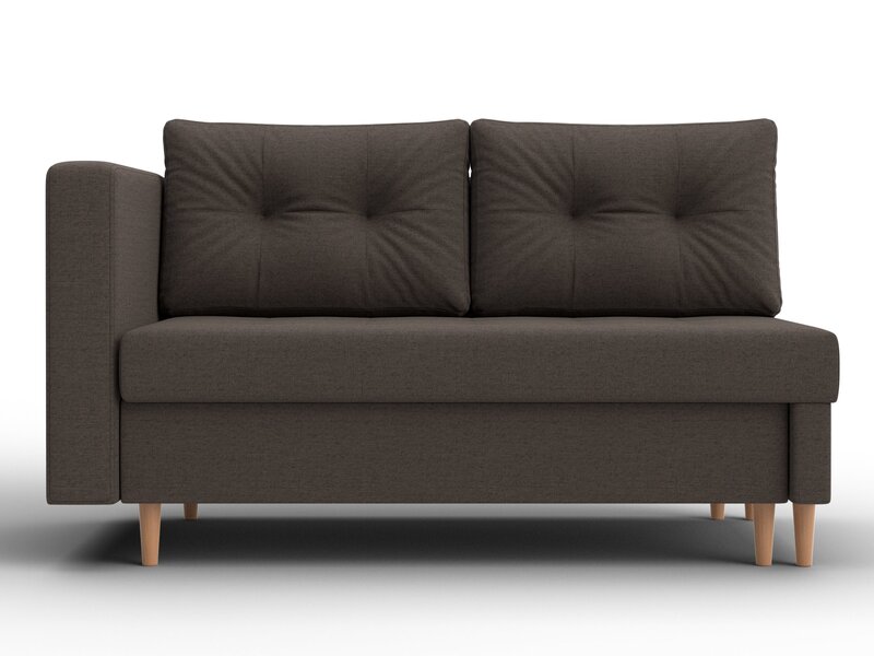 Кушетка Лига-098, Рогожка, Амур 05 коричневый