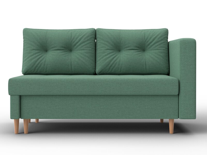 Кушетка Лига-098, Рогожка, Амур 11 зеленый