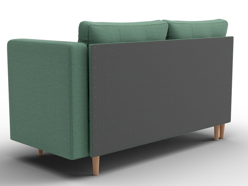 Кушетка Лига-098, Рогожка, Амур 11 зеленый