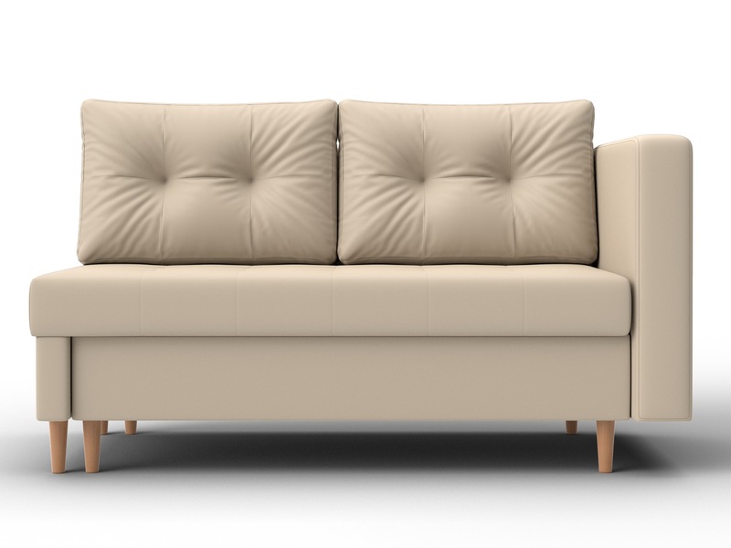 Кушетка Лига-098, Экокожа, экокожа бежевый