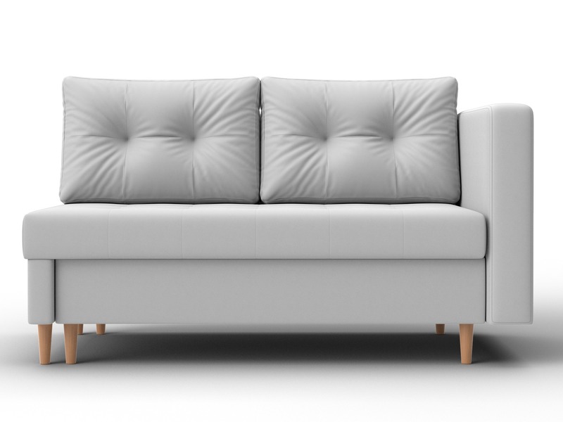 Кушетка Лига-098, Экокожа, экокожа белый