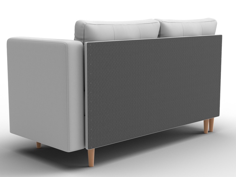 Кушетка Лига-098, Экокожа, экокожа белый