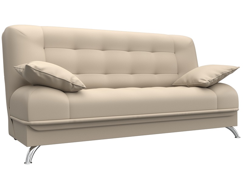 Диван-книжка Анна, Экокожа, Бежевый