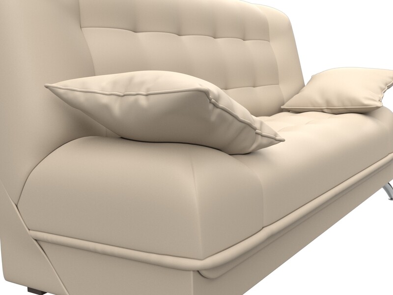 Диван-книжка Анна, Экокожа, Бежевый