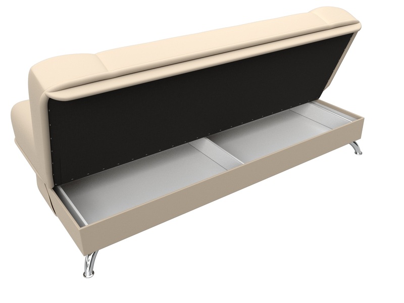 Диван-книжка Анна, Экокожа, Бежевый