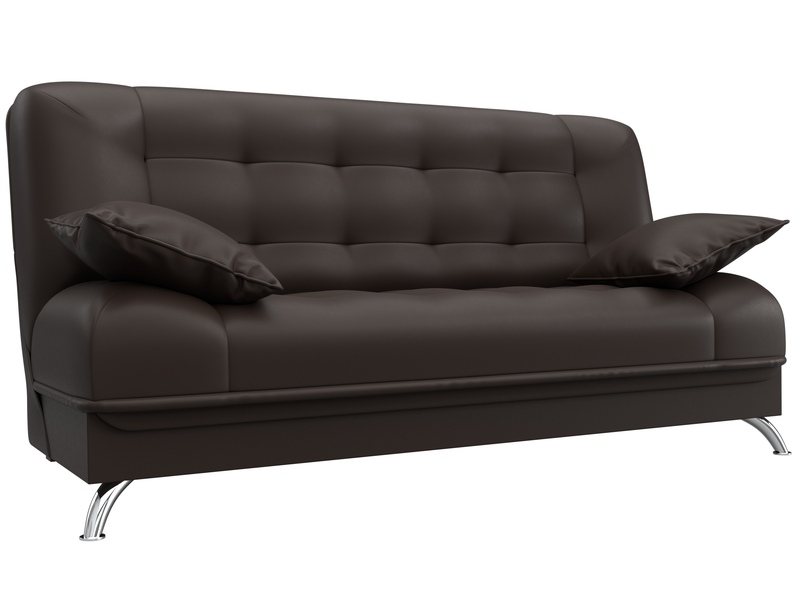 Диван-книжка Анна, Экокожа, Коричневый