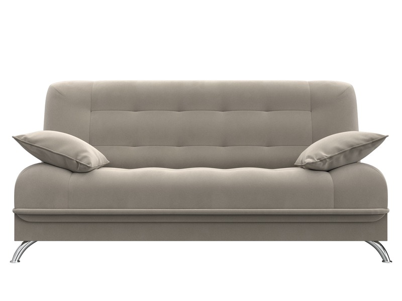 Диван-книжка Анна, Микровельвет, Бежевый