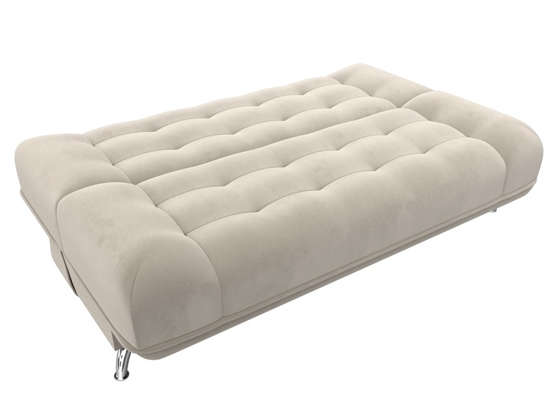 Диван-книжка Анна, Микровельвет, Бежевый