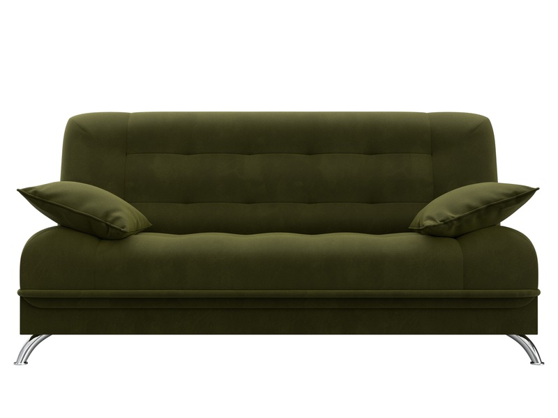 Диван-книжка Анна, Микровельвет, Зеленый