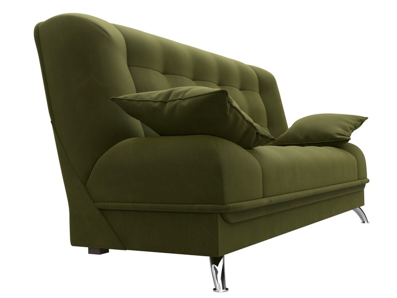 Диван-книжка Анна, Микровельвет, Зеленый