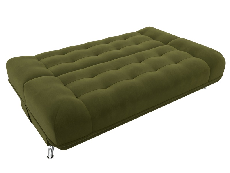 Диван-книжка Анна, Микровельвет, Зеленый