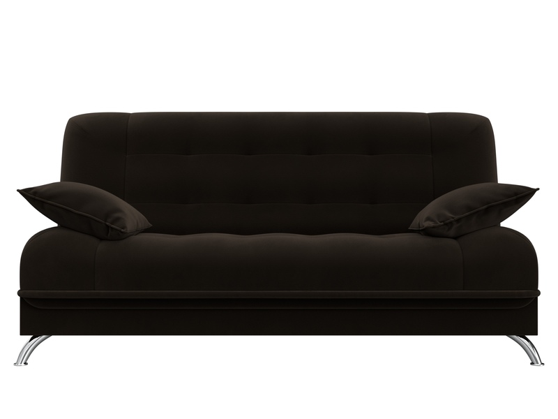 Диван-книжка Анна, Микровельвет, Коричневый