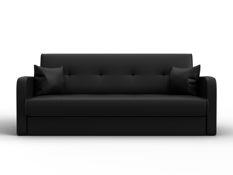 Диван-книжка Надежда, Экокожа, Черный