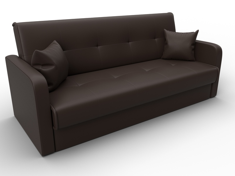 Диван-книжка Надежда, Экокожа, Коричневый