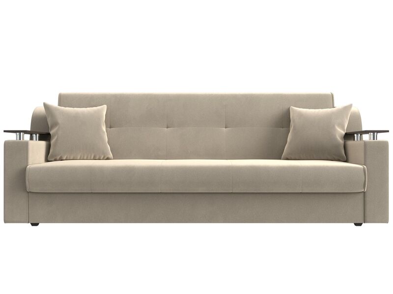 Диван-книжка Сенатор, Микровельвет, Бежевый