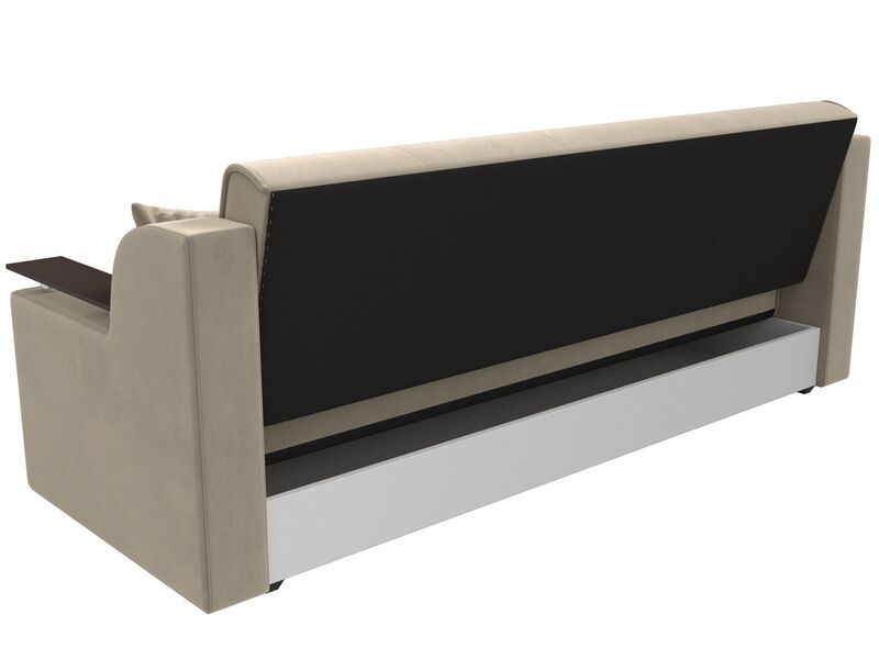 Диван-книжка Сенатор, Микровельвет, Бежевый