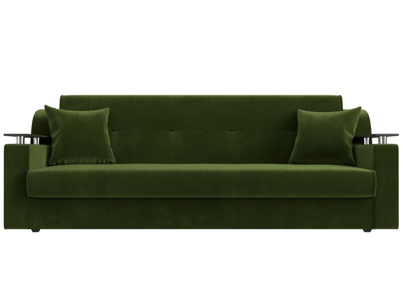 Диван-книжка Сенатор, Микровельвет, Зеленый