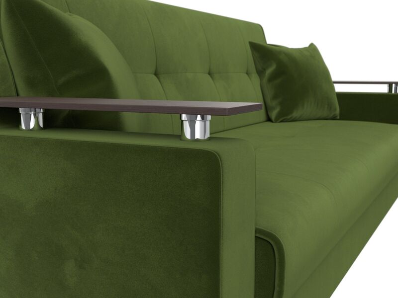 Диван-книжка Сенатор, Микровельвет, Зеленый