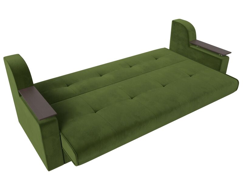 Диван-книжка Сенатор, Микровельвет, Зеленый