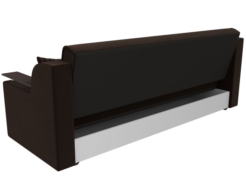 Диван-книжка Сенатор, Микровельвет, Коричневый