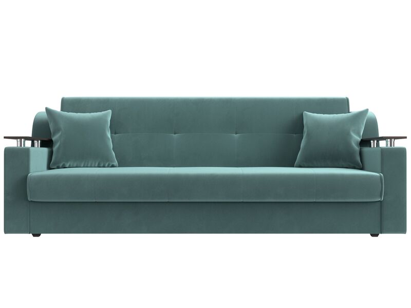 Диван-книжка Сенатор, Велюр, SEVEN 113 бирюзовый