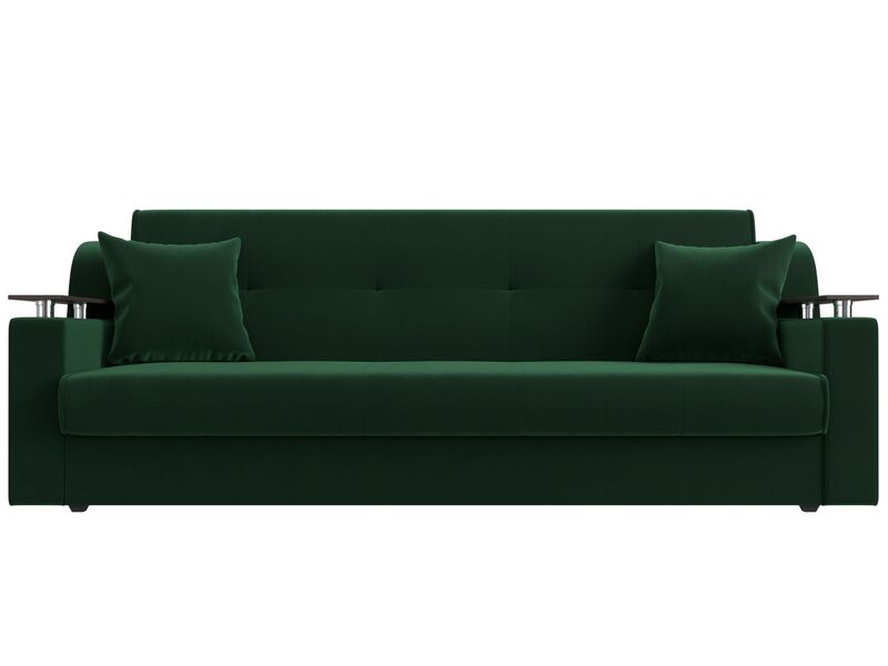 Диван-книжка Сенатор, Велюр, SEVEN 626 зеленый