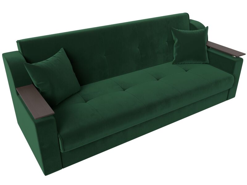 Диван-книжка Сенатор, Велюр, SEVEN 626 зеленый