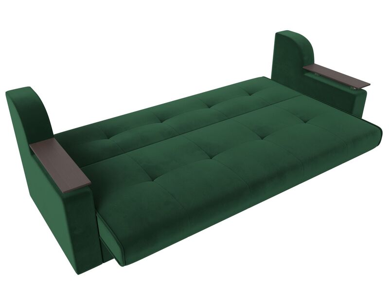 Диван-книжка Сенатор, Велюр, SEVEN 626 зеленый
