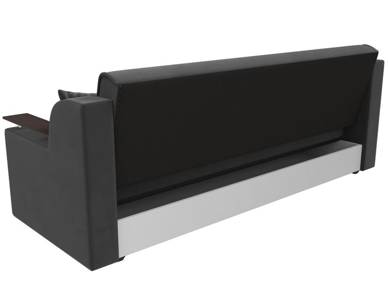 Диван-книжка Сенатор, Велюр, SEVEN 17 серый