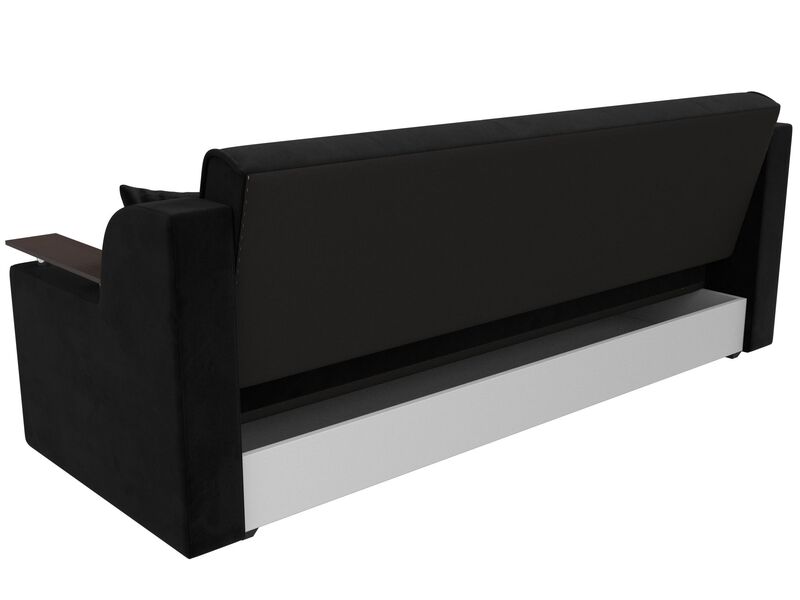 Диван-книжка Сенатор, Велюр, SEVEN 35 черный