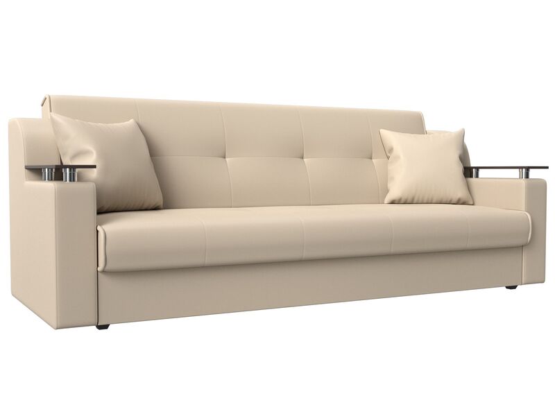 Диван-книжка Сенатор, Экокожа, Бежевый