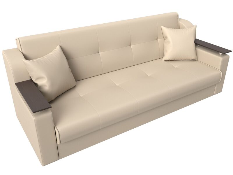 Диван-книжка Сенатор, Экокожа, Бежевый