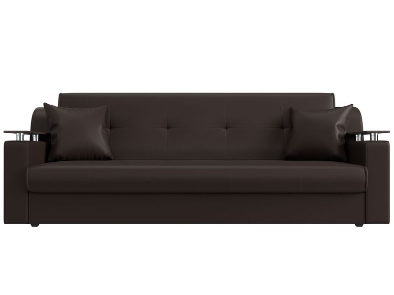 Диван-книжка Сенатор, Экокожа, Коричневый