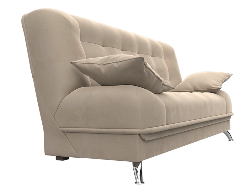 Диван-книжка Анна, Велюр, SEVEN 729 бежевый