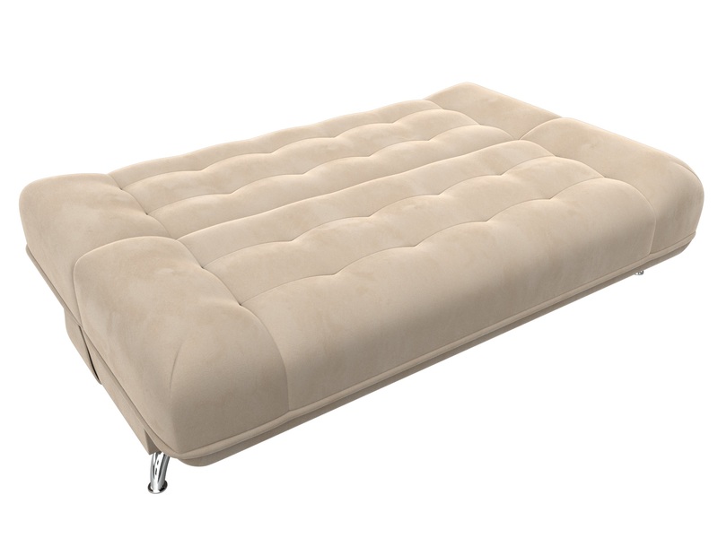 Диван-книжка Анна, Велюр, SEVEN 729 бежевый