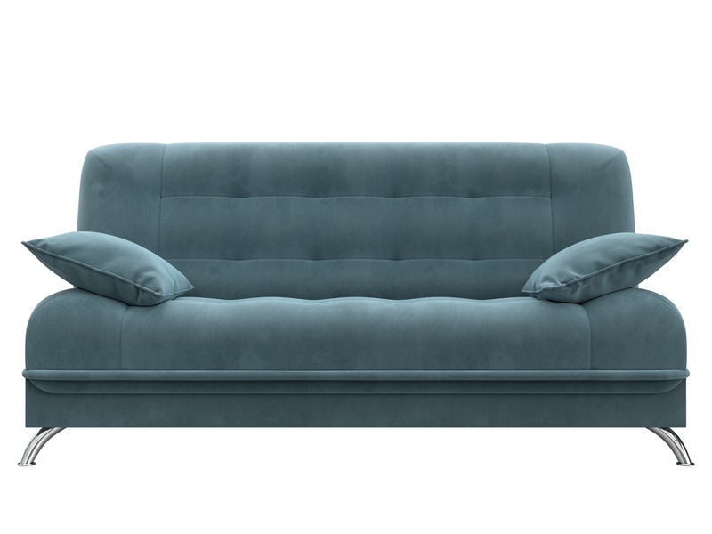 Диван-книжка Анна, Велюр, SEVEN 113 бирюзовый