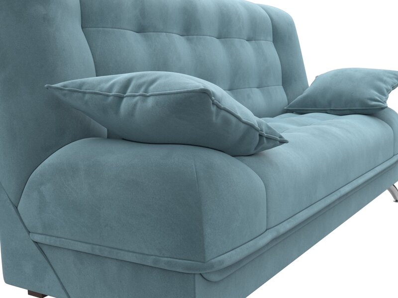 Диван-книжка Анна, Велюр, SEVEN 113 бирюзовый