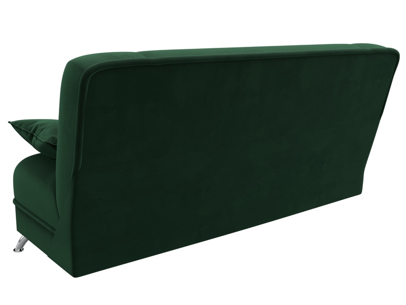 Диван-книжка Анна, Велюр, SEVEN 626 зеленый