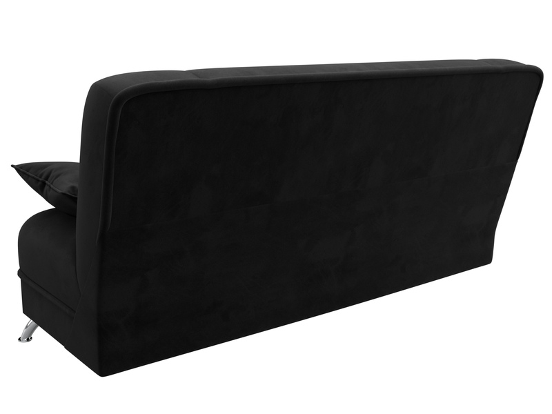 Диван-книжка Анна, Велюр, SEVEN 35 черный