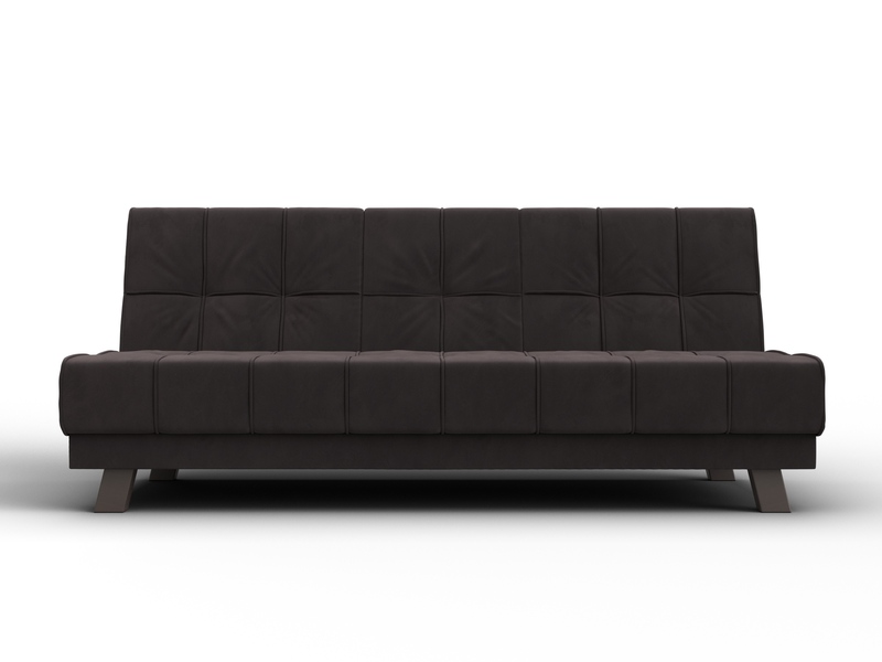 Диван прямой Винсент, Велюр, SEVEN 727 коричневый