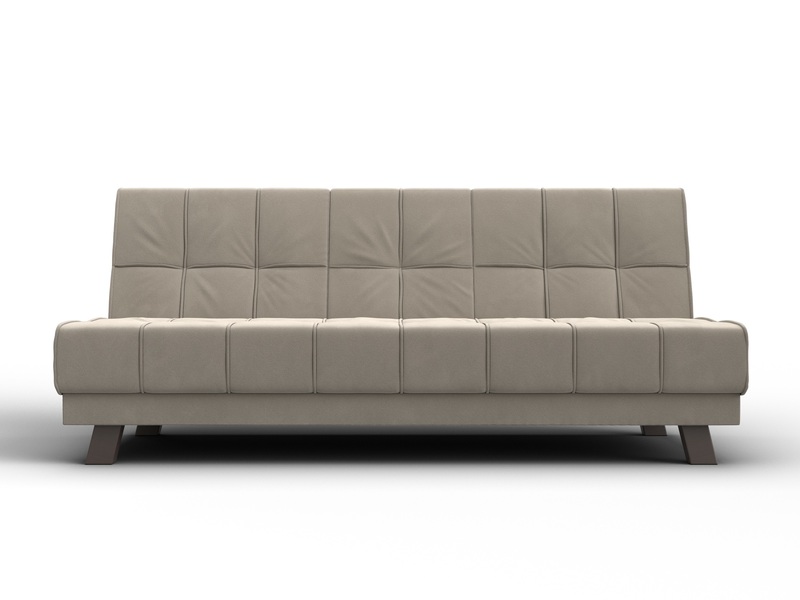 Диван прямой Винсент, Микровельвет, Бежевый