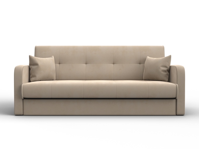 Диван-книжка Надежда, Велюр, SEVEN 729 бежевый