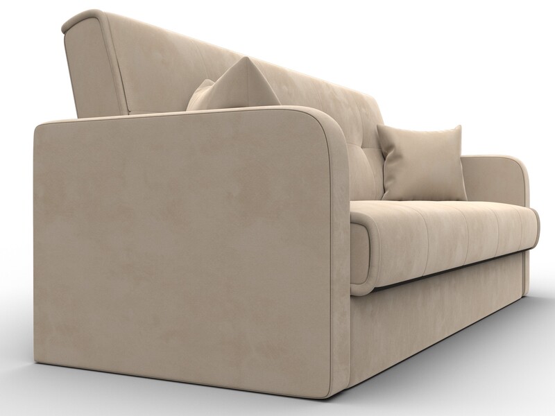 Диван-книжка Надежда, Велюр, SEVEN 729 бежевый