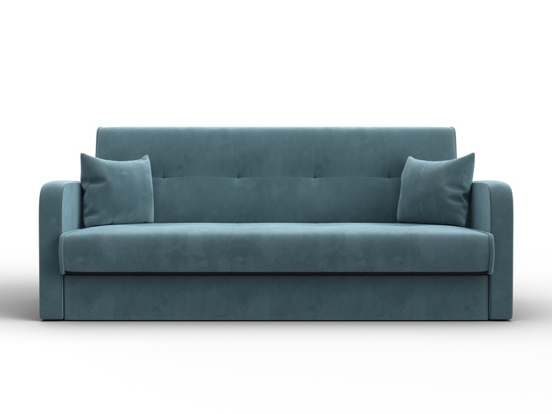 Диван-книжка Надежда, Велюр, SEVEN 113 бирюзовый