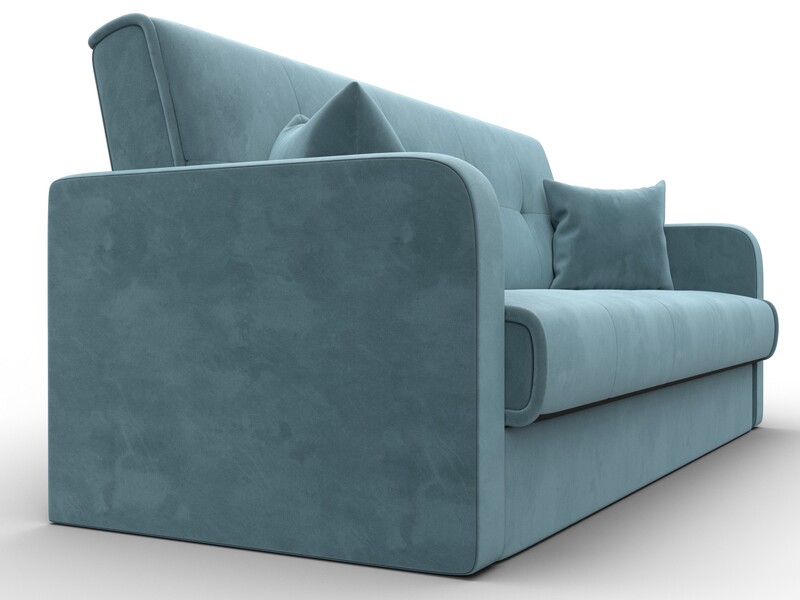 Диван-книжка Надежда, Велюр, SEVEN 113 бирюзовый